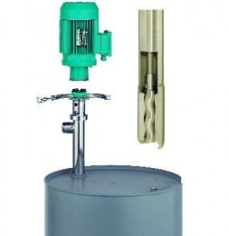 Excentric screw drum pumps